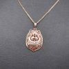 Fashion Women Dog Necklace Couple Alloy Chow Chow