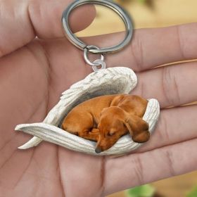 Creative Fashion Cute Dog-shaped Acrylic Keychain (Color: 12style)