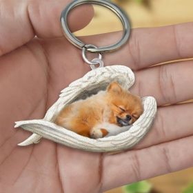 Creative Fashion Cute Dog-shaped Acrylic Keychain (Color: 13style)
