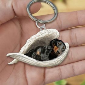 Creative Fashion Cute Dog-shaped Acrylic Keychain (Color: 1style)