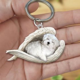 Creative Fashion Cute Dog-shaped Acrylic Keychain (Color: 23style)
