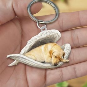 Creative Fashion Cute Dog-shaped Acrylic Keychain (Color: 35Style)