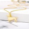 Stainless Steel Necklace Pet Puppy Shape Cute Dog Pendant