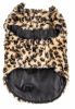 Pet Life Luxe 'Poocheetah' Ravishing Designer Spotted Cheetah Patterned Mink Fur Dog Coat Jacket