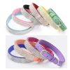 Dog Collar Crystal Glitter Rhinestone Pet Collars Zinc Alloy Buckle Collar For Small Medium Dogs Cats Chihuahua Pug Dog Collar